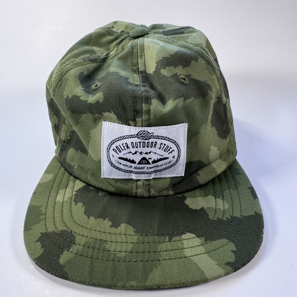 POLER Outdoor‎ Stuff Soft Visor Snapback Camo Hiking Camp Vibes One Size